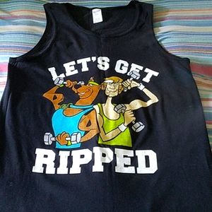 Scooby-Doo let's get ripped tank top